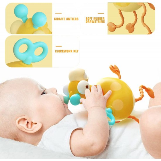 Developmental Pull String Educational Sensory Toy With Suction Cup for Baby Activity Toys 1 2 3 Years